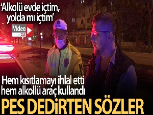 Alkollü olarak ikinci kez direksiyon başına geçti, 'Alkolü evde içtim, yolda mı içtim' dedi
