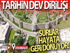 Tarihi adımlar atılıyor, Surlar hayata geri dönüyor