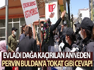 Evladı dağa kaçırılan anneden Pervin Buldan'a tokat gibi cevap