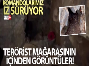 MSB: 'Komandolarımız teröristlere ait sığınak, barınak ve mağaralara teker teker girerek teröristlerin izini sürüyor'