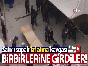 Esenyurt'ta satırlı sopalı ‘laf atma' kavgası