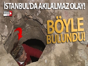 Beyoğlu'nda açık bırakılan kanalizyon çukuruna düşen yaşlı kadını itfaiye kurtardı
