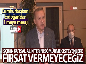 Cumhurbaşkanı Erdoğan, işçilerle birlikte iftar yaptı