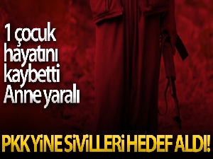 Terör örgütü PKK Afrin'de masum sivilleri hedef aldı