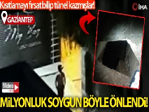 Güvenlikçilerin fark ettiği çuval milyonluk soygunu önledi