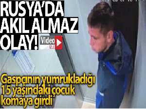 Rusya'da gaspçının yumrukladığı 15 yaşındaki çocuk komaya girdi
