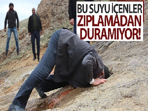 Bu suyu içenler zıplamadan duramıyor