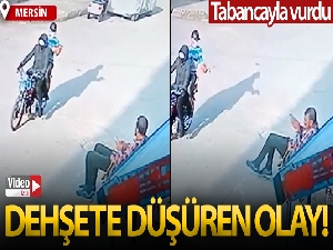 Mersin'deki silahlı saldırı kamerada