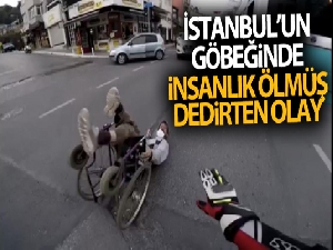 İstanbul'un göbeğinde insanlık ölmüş dedirten olay kamerada