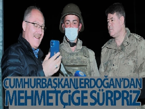 Cumhurbaşkanı Erdoğan'dan 2 bin 200 rakımda Mehmetçiğe sürpriz