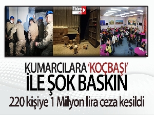 Jandarmadan duvar yıkımlı kumar baskını