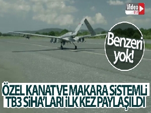 Bayraktar, TB3 Siha'ları ilk kez paylaştı