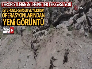 MSB'den Pençe-Şimşek ve Pençe-Yıldırım operasyonlarından yeni görüntü paylaşımı