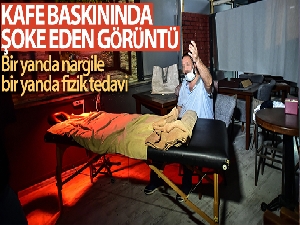Kafe baskınında şoke eden görüntü