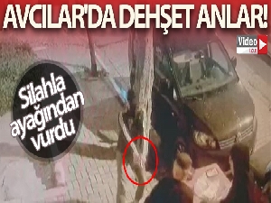 Avcılar'da silahlı saldırı kamerada