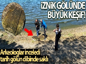 İznik gölünde büyük keşif