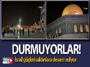 Mescid-i Aksa'da İsrail güçlerinin saldırıları yeniden başladı