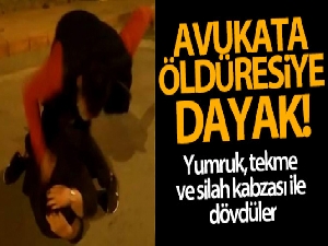 Avukata sokak ortasında saldırı dehşeti kamerada