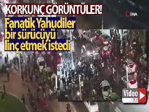 İsrail'de fanatik Yahudiler bir sürücüyü linç etmek istedi