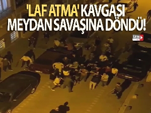 'Laf atma' kavgası meydan savaşına döndü, eline sopayı alan kavgaya koştu!