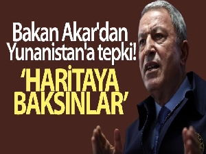 Milli Savunma Bakanı Hulusi Akar'dan Yunanistan'a tepki!