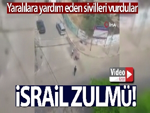 İsrail, yaralılara yardım eden sivilleri vurdu