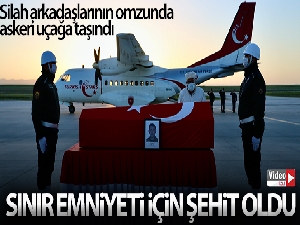 Türkiye-İran sınırında şehit olan polis memleketi Denizli'ye gönderildi