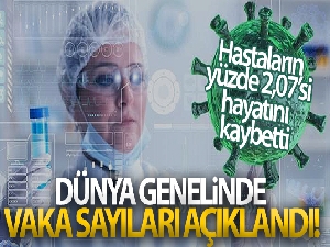 Dünya genelindeki Covid-19 hastalarının yüzde 2,07'si hayatını kaybetti