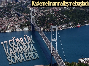 17 günlük kapanma sona erdi