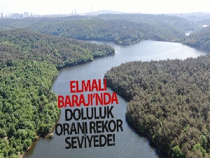 Elmalı Barajı'nda doluluk oranı rekor seviyede