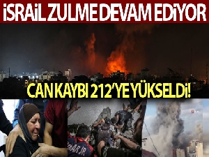 İsrail saldırılarında son durum: 212 kişi hayatını kaybetti 1.400 yaralı