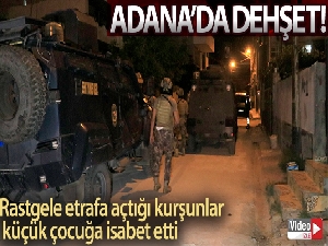 Tartıştığı şahıslara pompalı tüfekle ateş açarken sokakta oynayan çocuğu vurdu