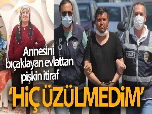 Annesini bıçaklayan evlat: "Hiç üzülmedim bize değil kocasına sahip çıkıyor"