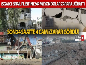 İsrail'in saldırıları Filistin'i 244 milyon dolar maddi hasara uğrattı