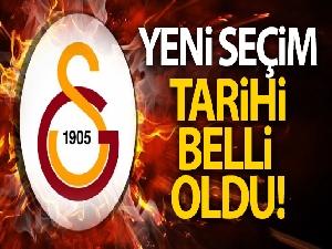 Galatasaray'ın yeni seçim tarihi belli oldu