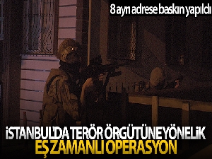 İstanbul'da terör örgütü TKP/ML'ye yönelik eş zamanlı operasyon