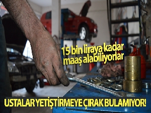Ustalar yetiştirmeye çırak bulamıyor