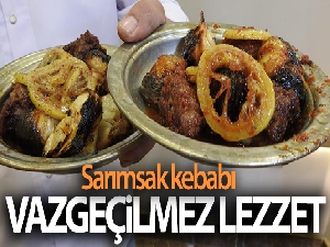 Gaziantep'in vazgeçilmez lezzeti sarımsak kebabı