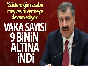Türkiye'de son 24 saatte 8.697 koronavirüs vakası tespit edildi