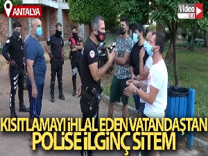 Hem kısıtlamayı ihlal etti hem kavga edip polise 'Niye geç geliyorsunuz' dedi