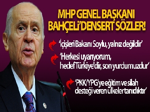 MHP Genel Başkanı Bahçeli'den çarpıcı açıklamalar