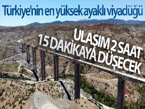 Türkiye'nin en yüksek ayaklı viyadüğü Konya-Alanya arasını 2 saat 15 dakikaya indirecek