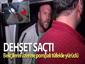 Bursa'da bekçilerin üzerine pompalı tüfekle yürüdü