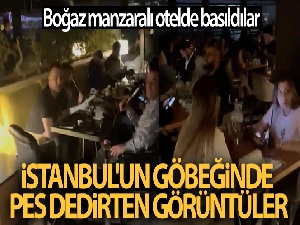 İstanbul'un göbeğinde pes dedirten görüntüler: Boğaz manzaralı otelde basıldılar