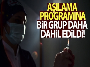 Bakan Koca açıkladı! Aşılama programına bir grup daha dahil edildi