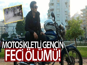 Motosikletli genç önce aydınlatma direğine çarptı sonra kaldırıma savruldu: 1 ölü