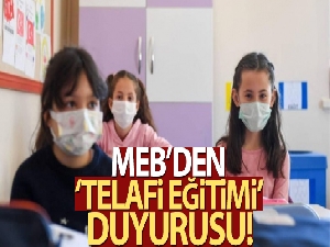 MEB: 'Telafi eğitimlerine katılımda ‘gönüllülük' esas'