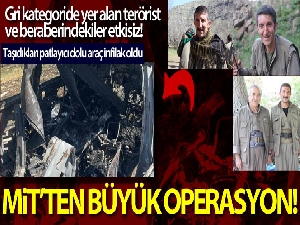 MİT'ten büyük operasyon, aranan terörist ve beraberindekiler etkisiz!