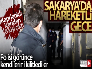 Sakarya'da hareketli gece: Polisi görünce kendilerini tekel bayisine kilitlediler
