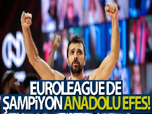 Euroleague'de şampiyon Anadolu Efes!